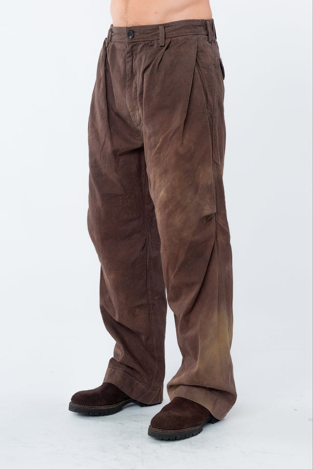 Jacquard Patchwork Trouser