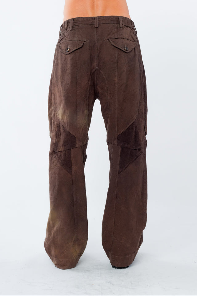 Jacquard Patchwork Trouser
