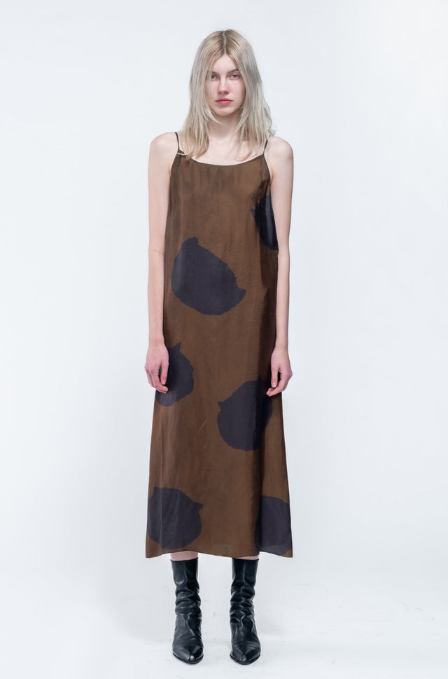 ANAYA DRESS BROWN