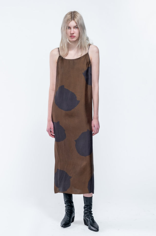 ANAYA DRESS BROWN