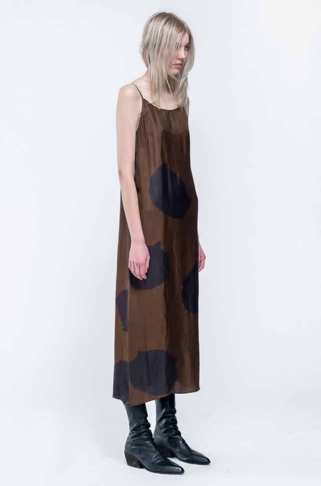 ANAYA DRESS BROWN