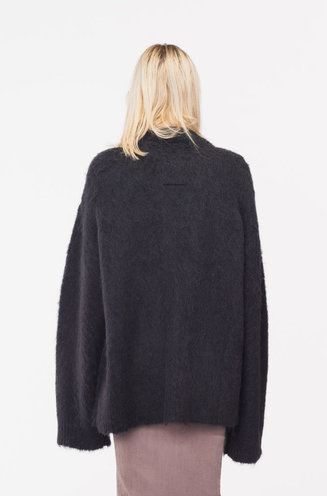 ALPCA CARDIGAN BLACK