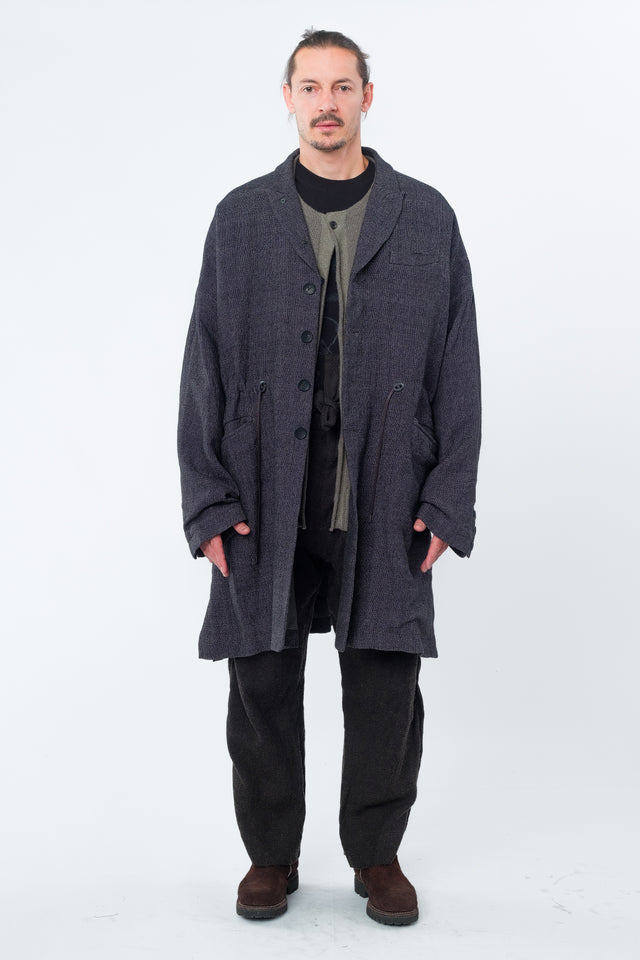 Linen + Wool Coat