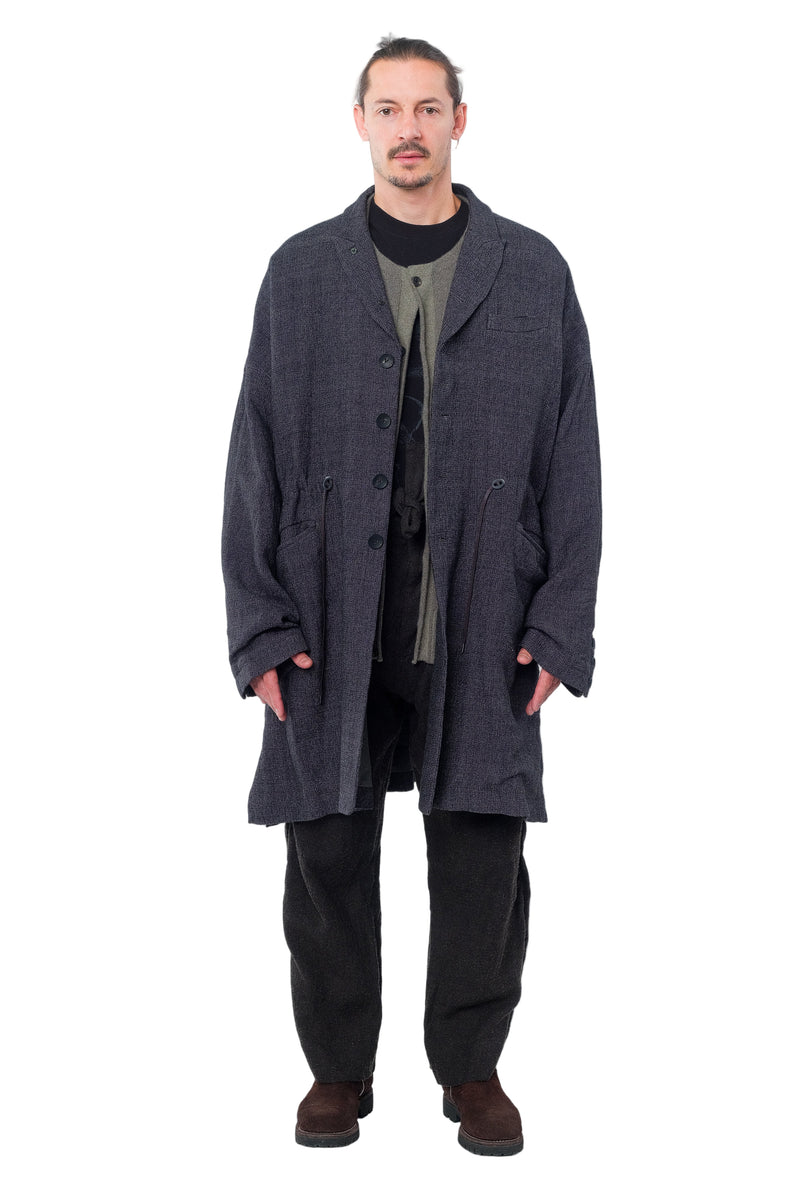Linen + Wool Coat