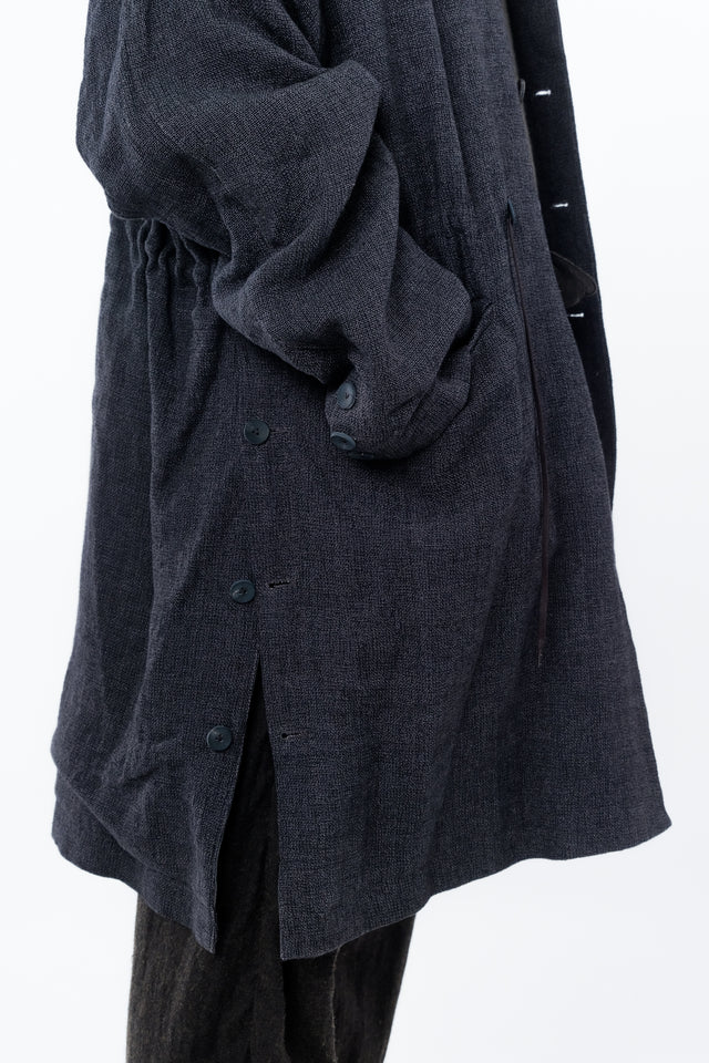 Linen + Wool Coat