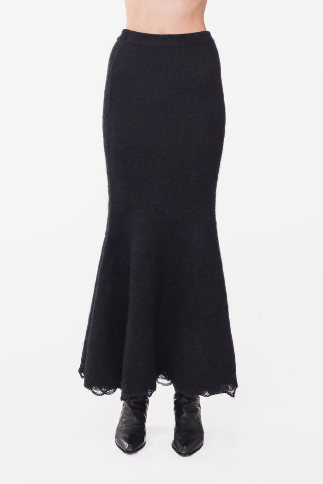 UNFINISHED KNIT SKIRT