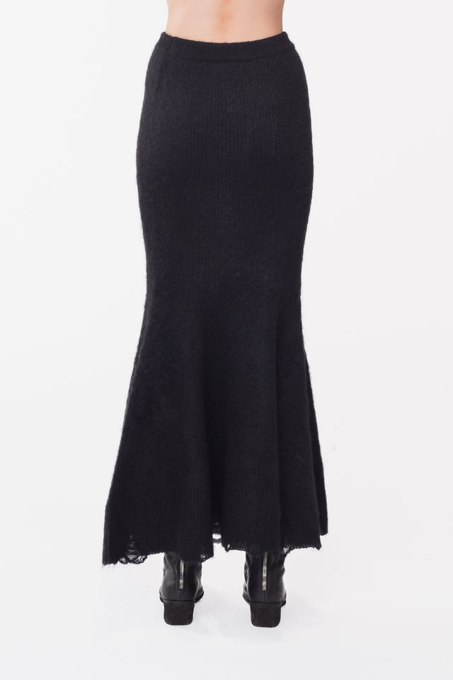 UNFINISHED KNIT SKIRT