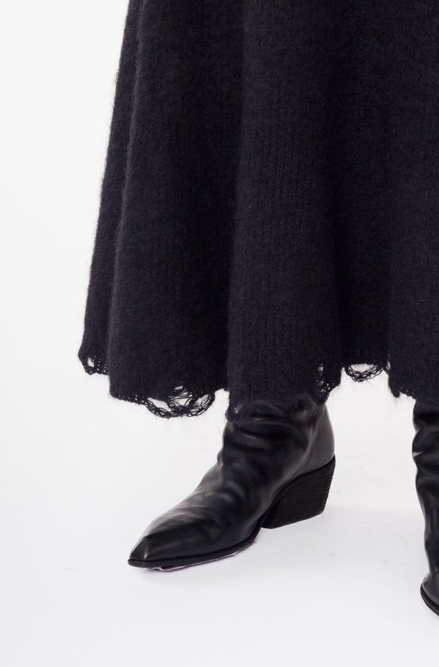 UNFINISHED KNIT SKIRT