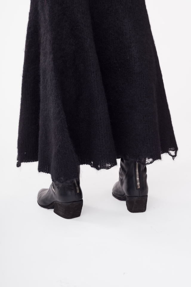 UNFINISHED KNIT SKIRT