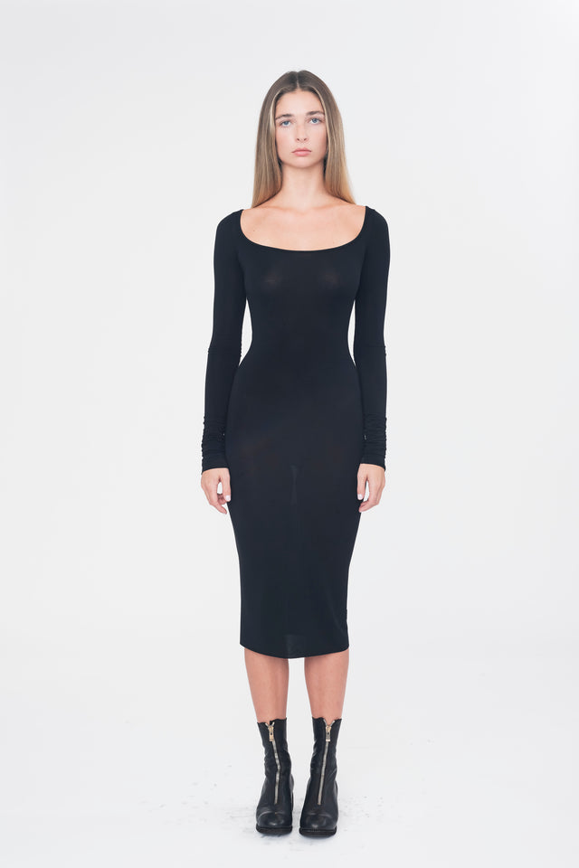 SLIP LS DRESS