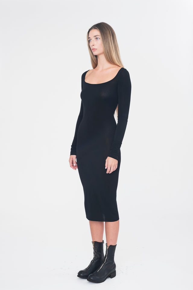 SLIP LS DRESS