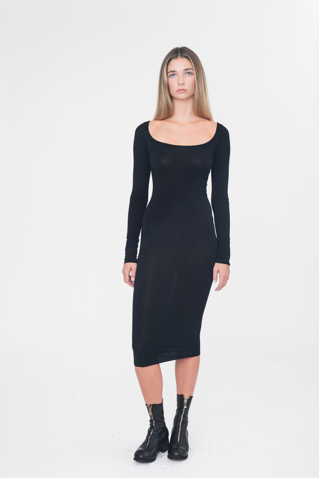 SLIP LS DRESS
