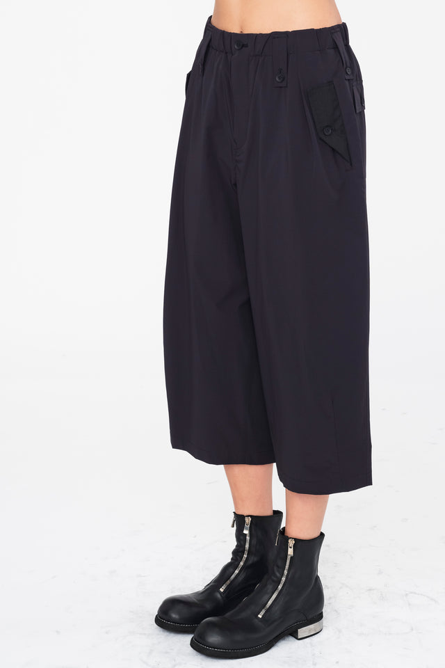 Pocket Detail Wide Pants