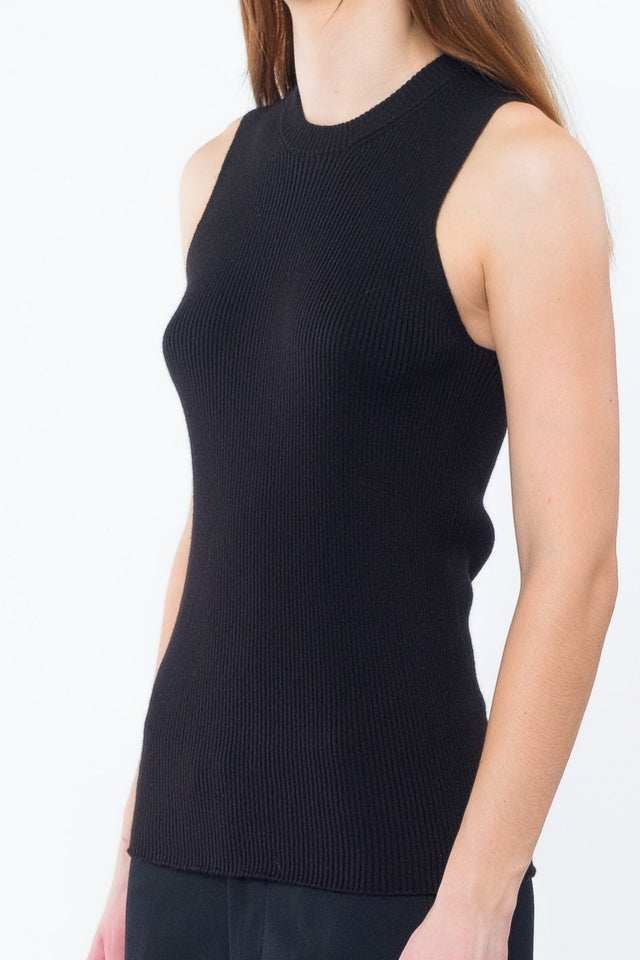 Black Knit Tank