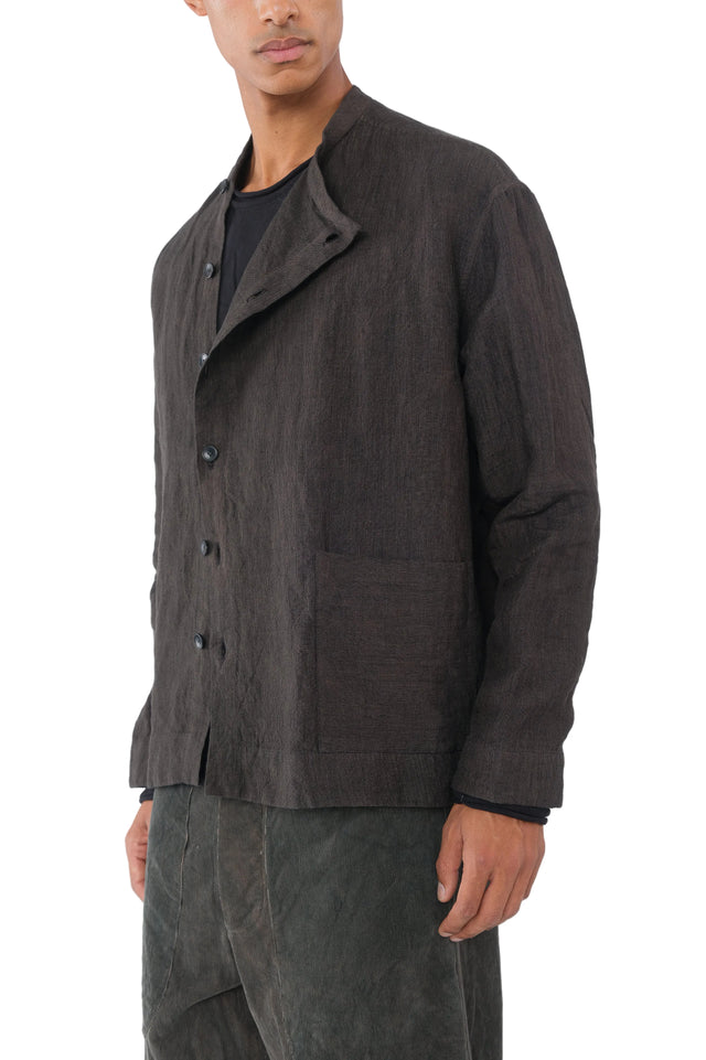 Asym Linen Shirt