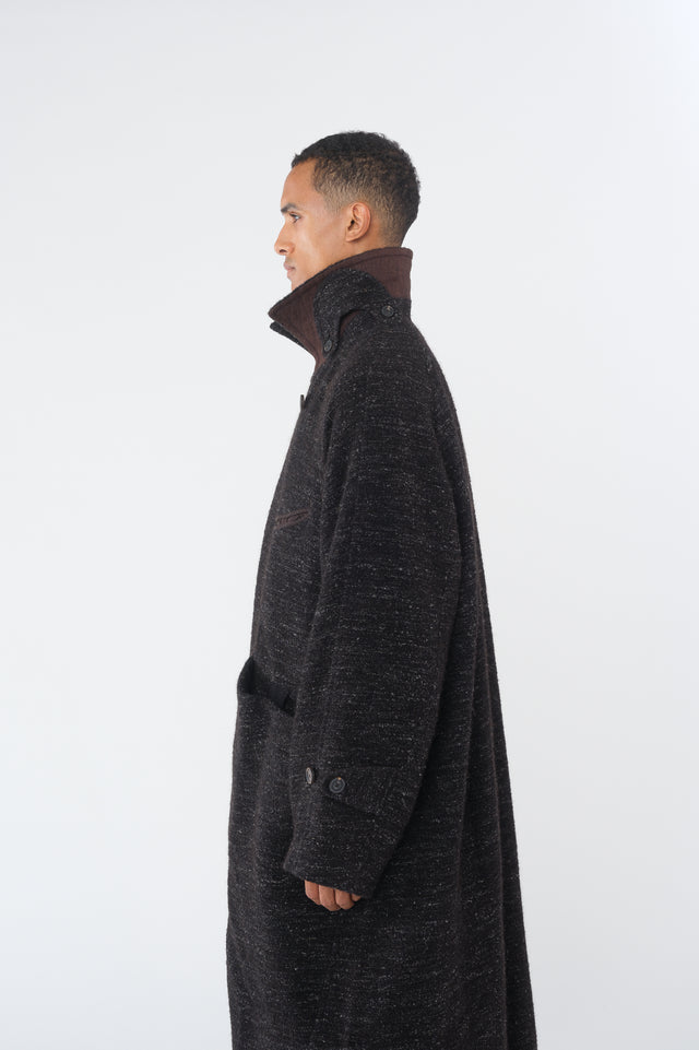 Spread Collar Coat