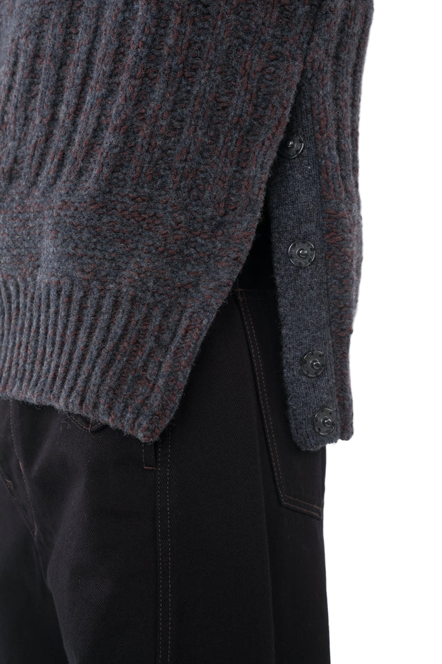 Gray Cable Sweater