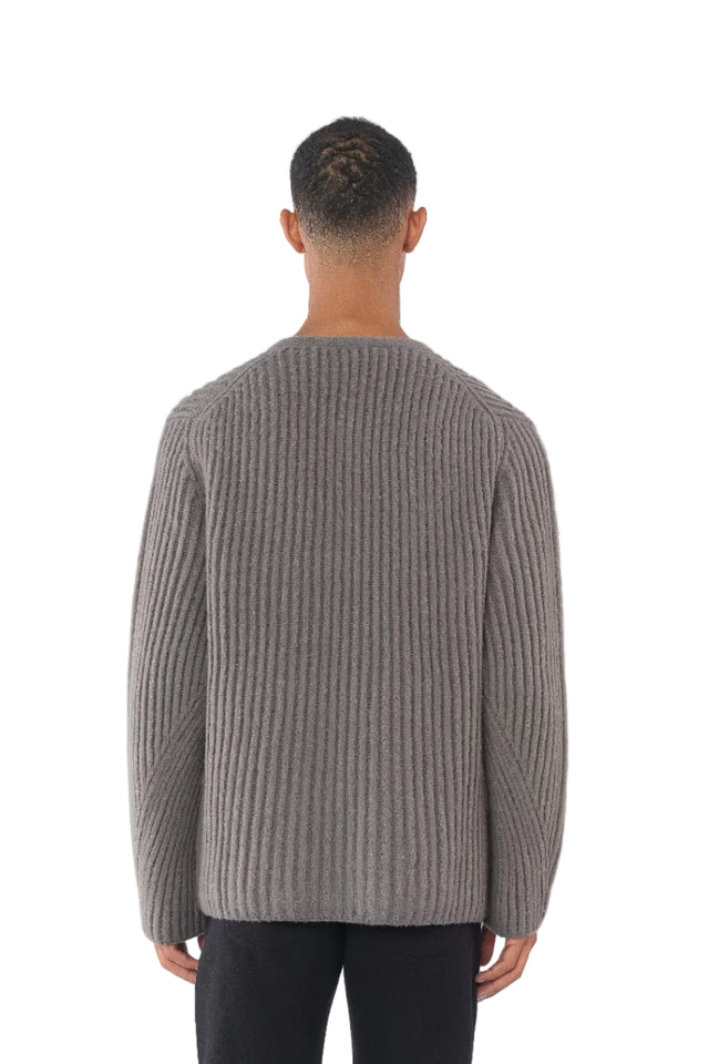Crew Neck Carded Rib Pullover