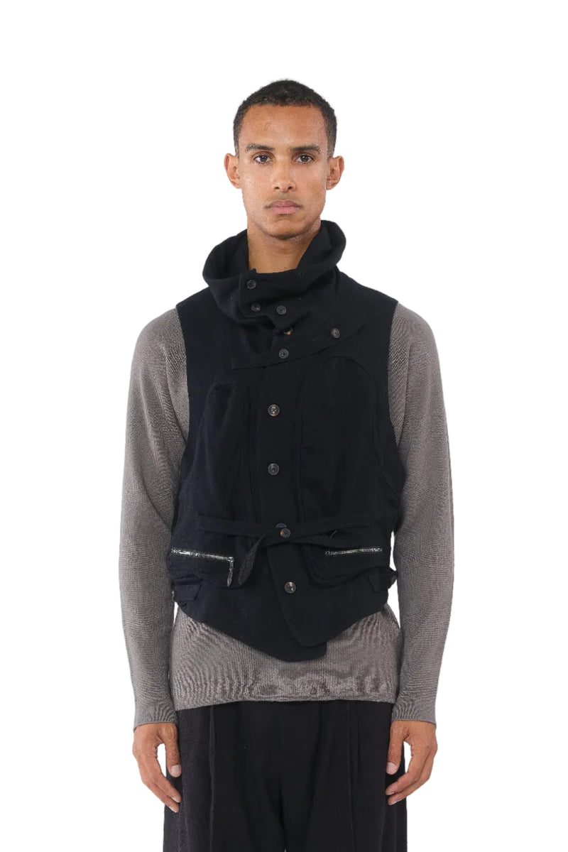 High Neck Utility Vest