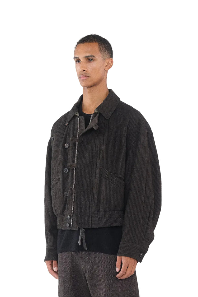 Hidden Arc Cropped Jacket
