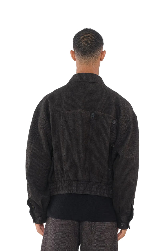 Hidden Arc Cropped Jacket