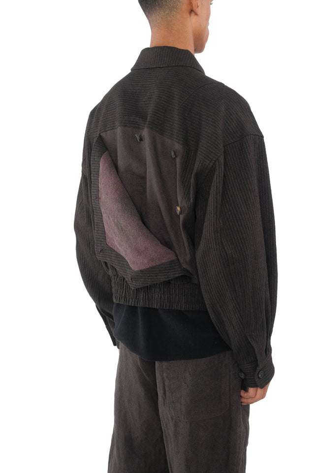 Hidden Arc Cropped Jacket