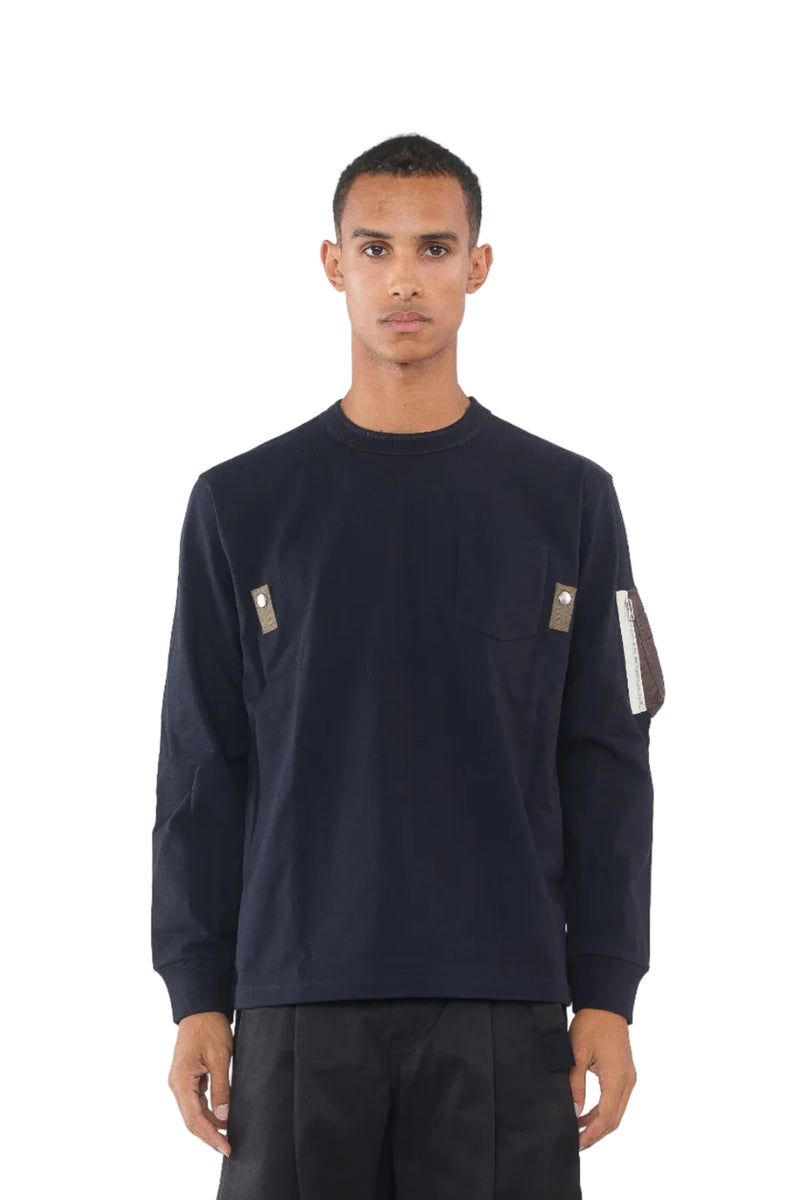 Snap Jersey LS Tee