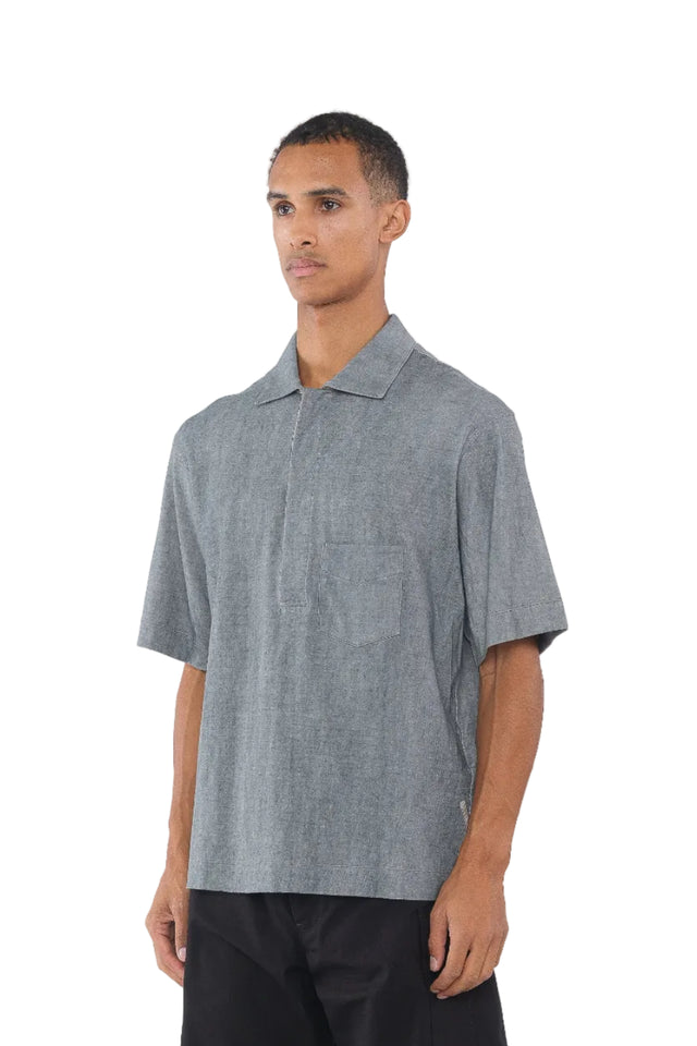 Jersey Polo Pullover