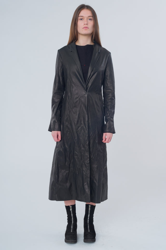 Long Leather Coat
