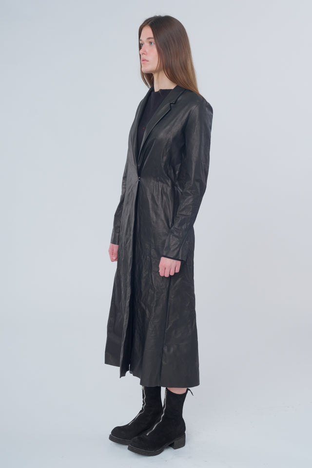 Long Leather Coat