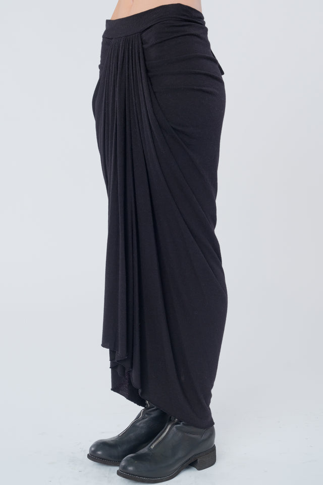 Knee Draped Skirt