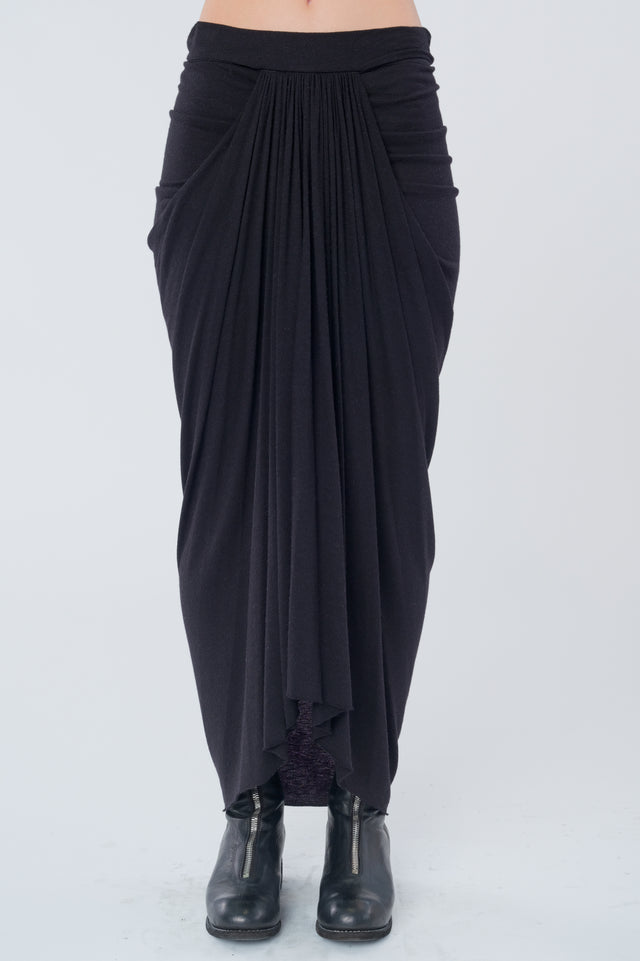 Knee Draped Skirt