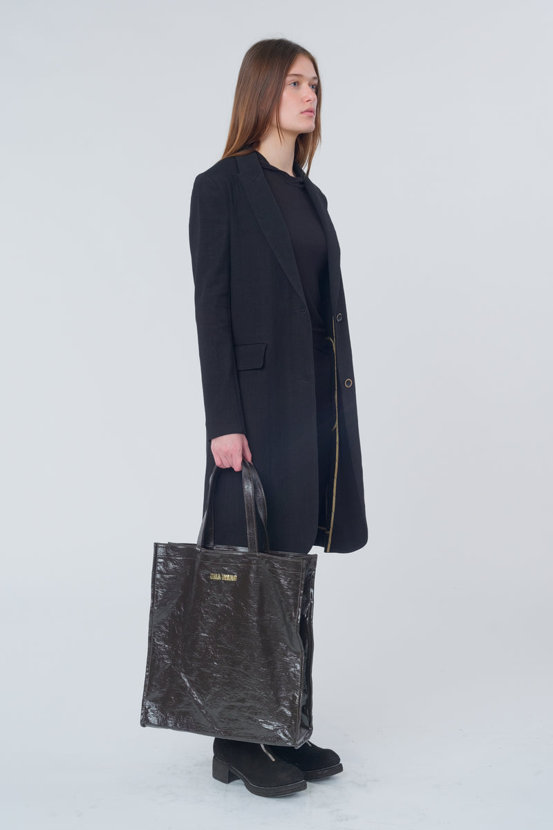 Dark Brown Small Shopper Bag