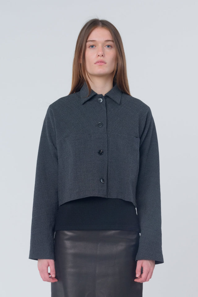 Cropped Utility Jacket