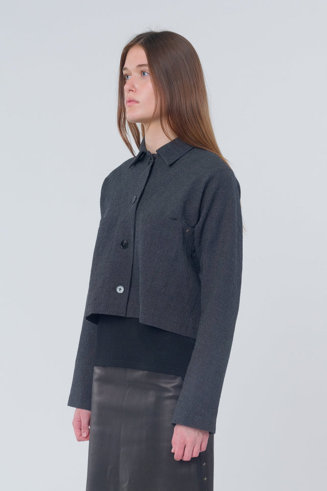 Cropped Utility Jacket