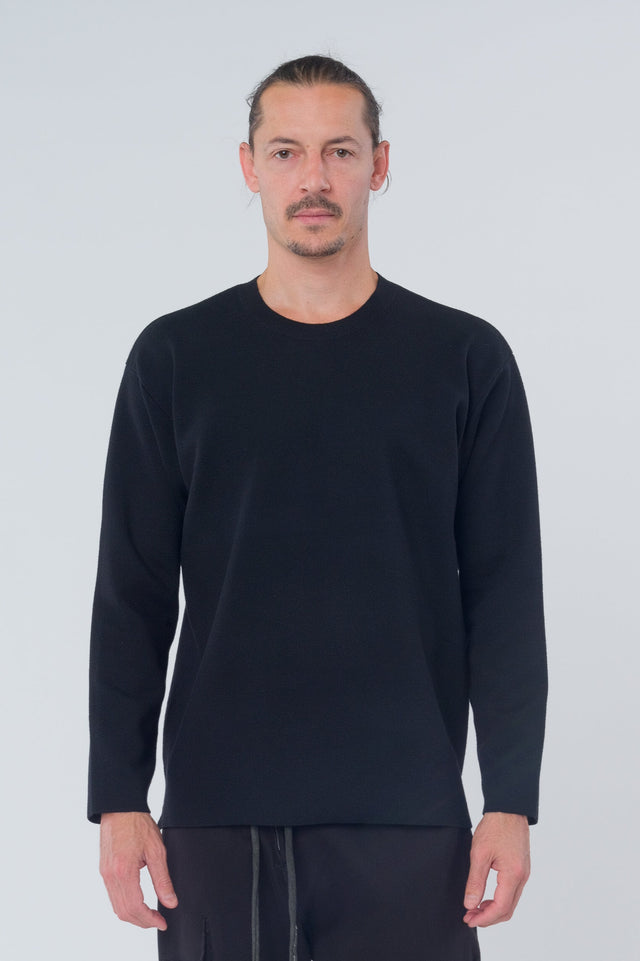 Double Faced Crew Sweater