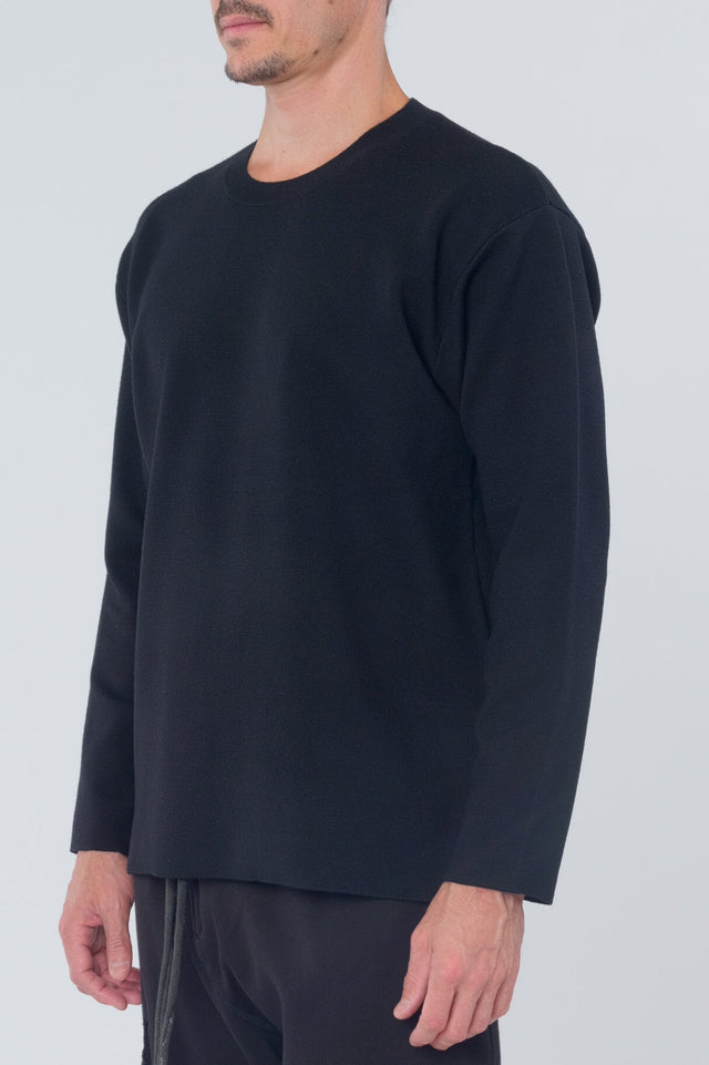 Double Faced Crew Sweater