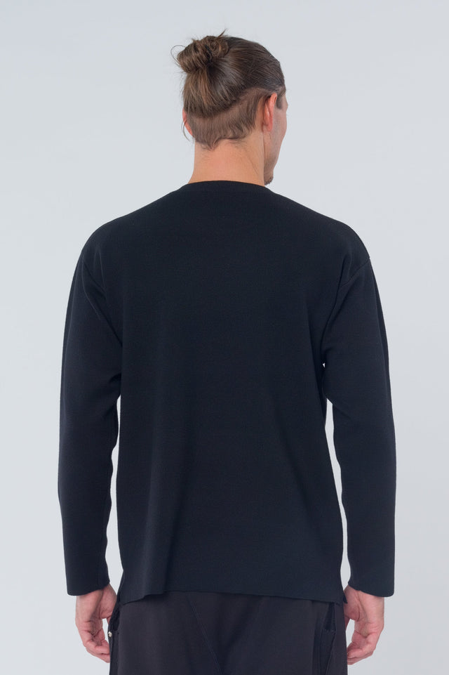 Double Faced Crew Sweater