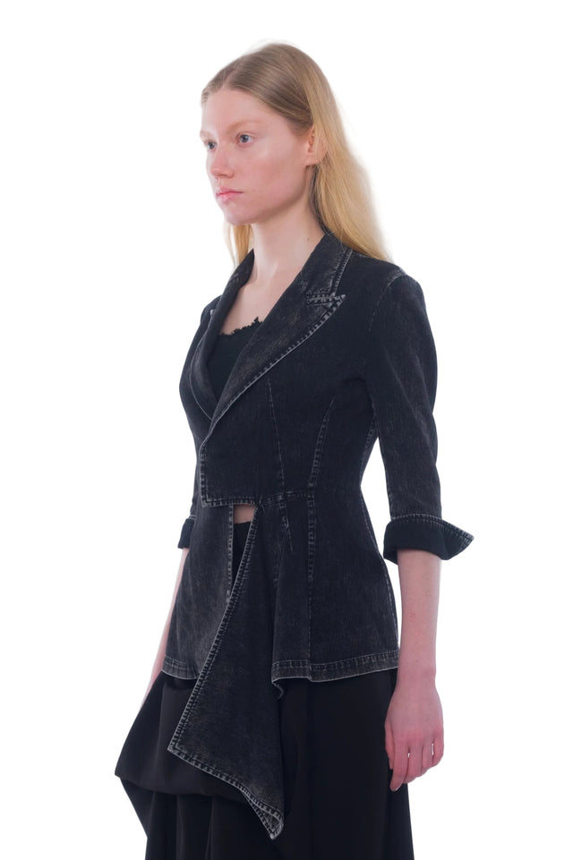 Left Side Denim Jacket
