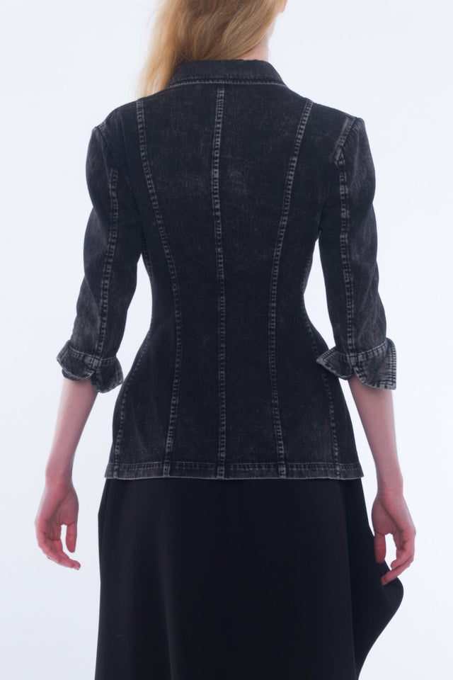 Left Side Denim Jacket