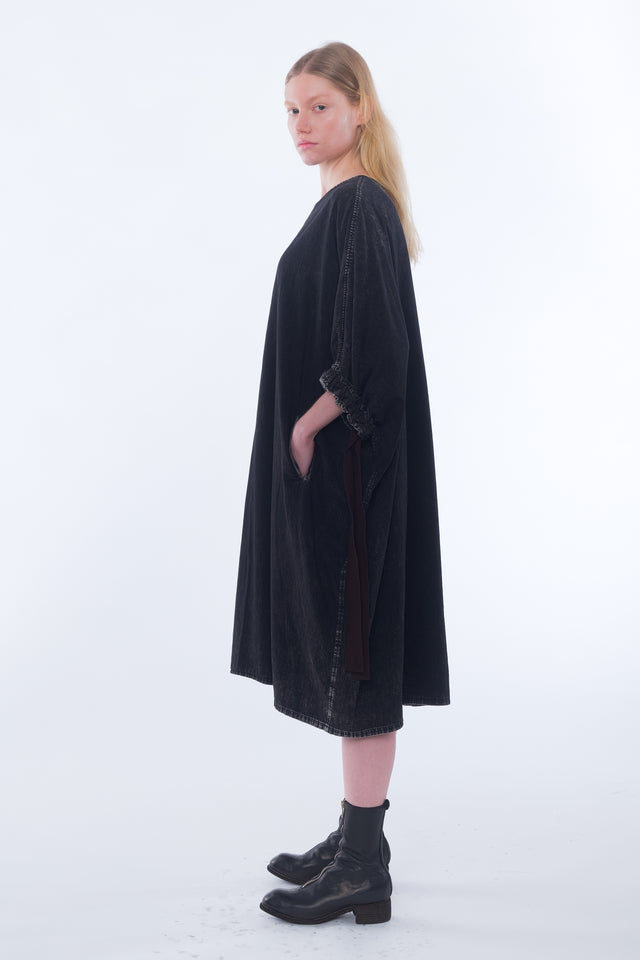 Roundneck Denim Dress