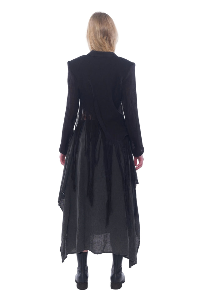 Hem Line Fringe Jacket
