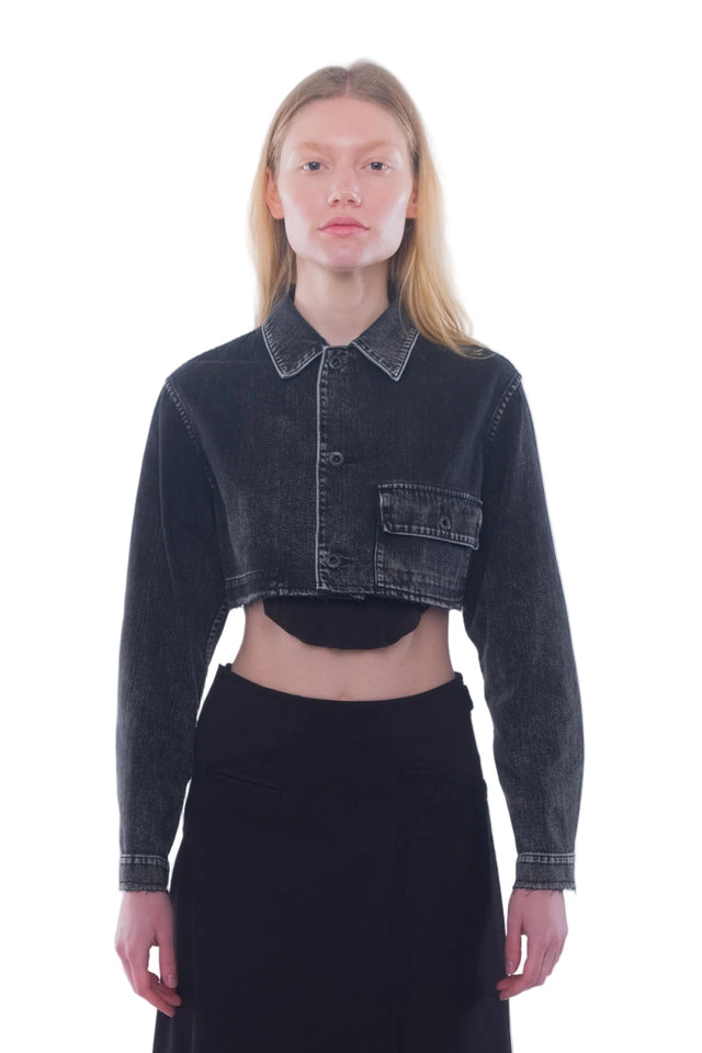 Cropped Denim Jacket
