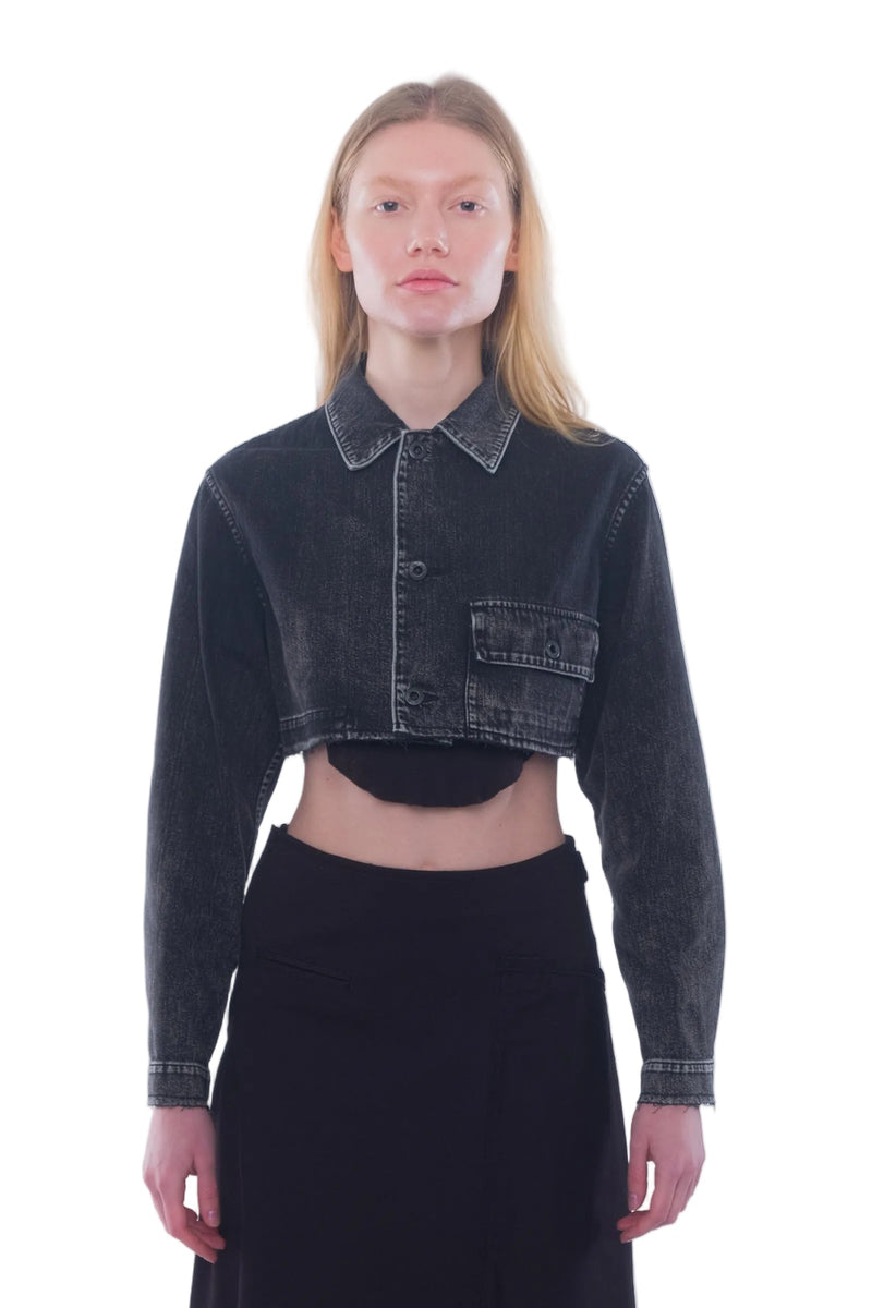 Cropped Denim Jacket