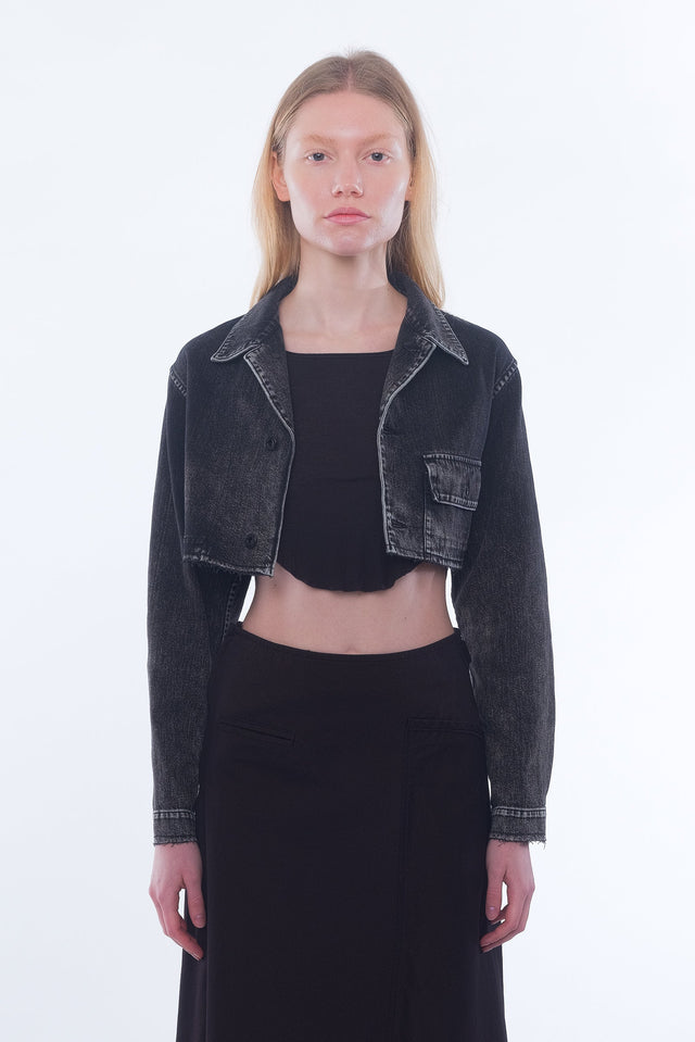 Cropped Denim Jacket