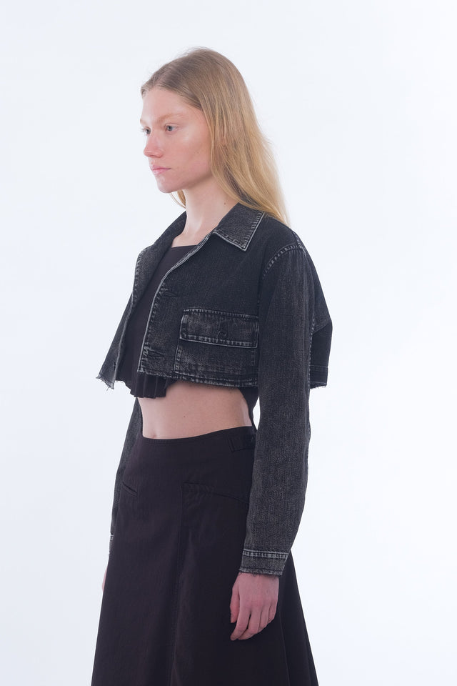 Cropped Denim Jacket
