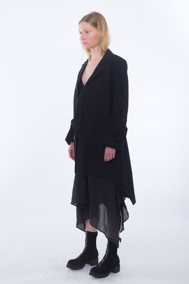 Sleeve Pocket Coat