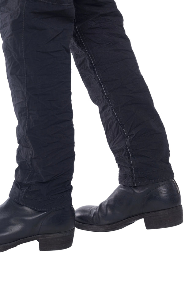 Black Displacement Jeans