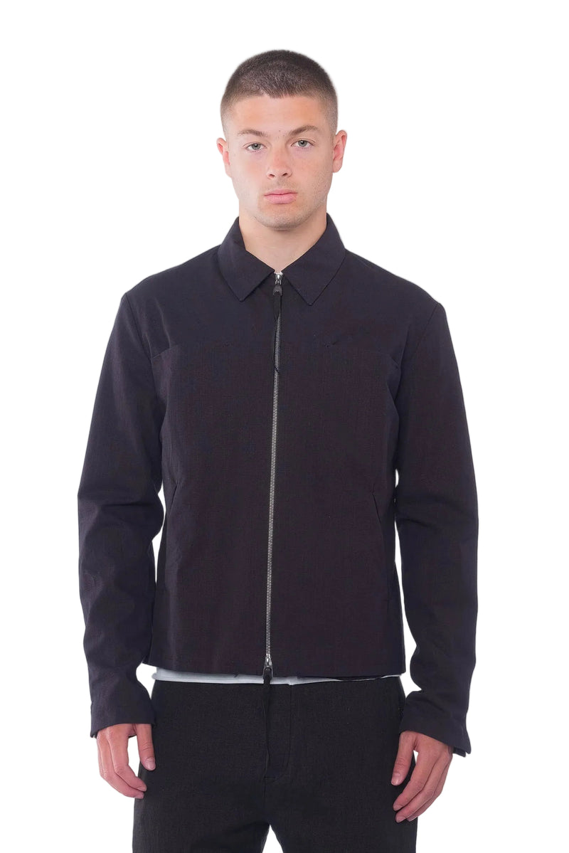 Zipped Cotton Trucker Jacket