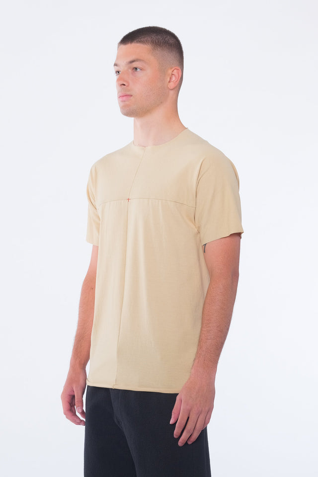 Cream One Piece SS Tee